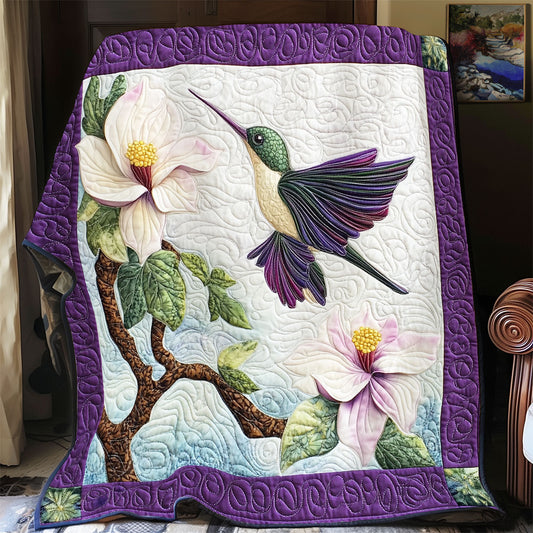 Hummignird Flower WX2103020CL Quilt