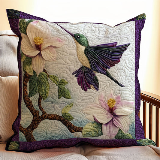 Hummignird Flower WX2103055CL Quilt Pillow Case