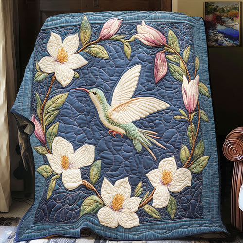 Hummingbird Floral WX2203022CL Quilt