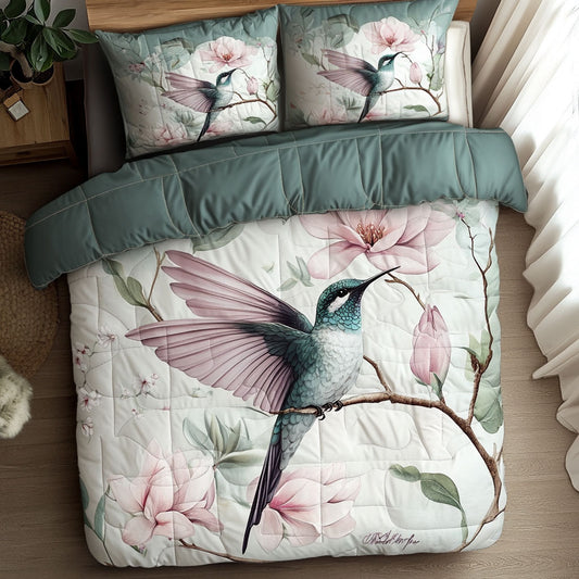 Hummingbird Harmony In Bloom WU0603005CL Duvet Cover Set