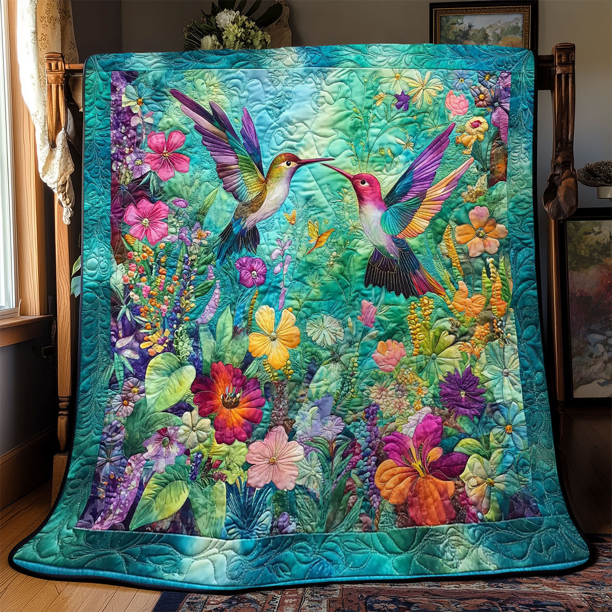 Hummingbird Haven YR0402026CL Quilt