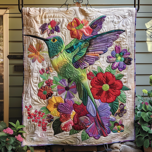 Hummingbird Paradise YR0201043CL Quilt