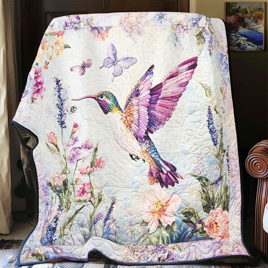 Hummingbird Spring Garden WU1912024CL Quilt