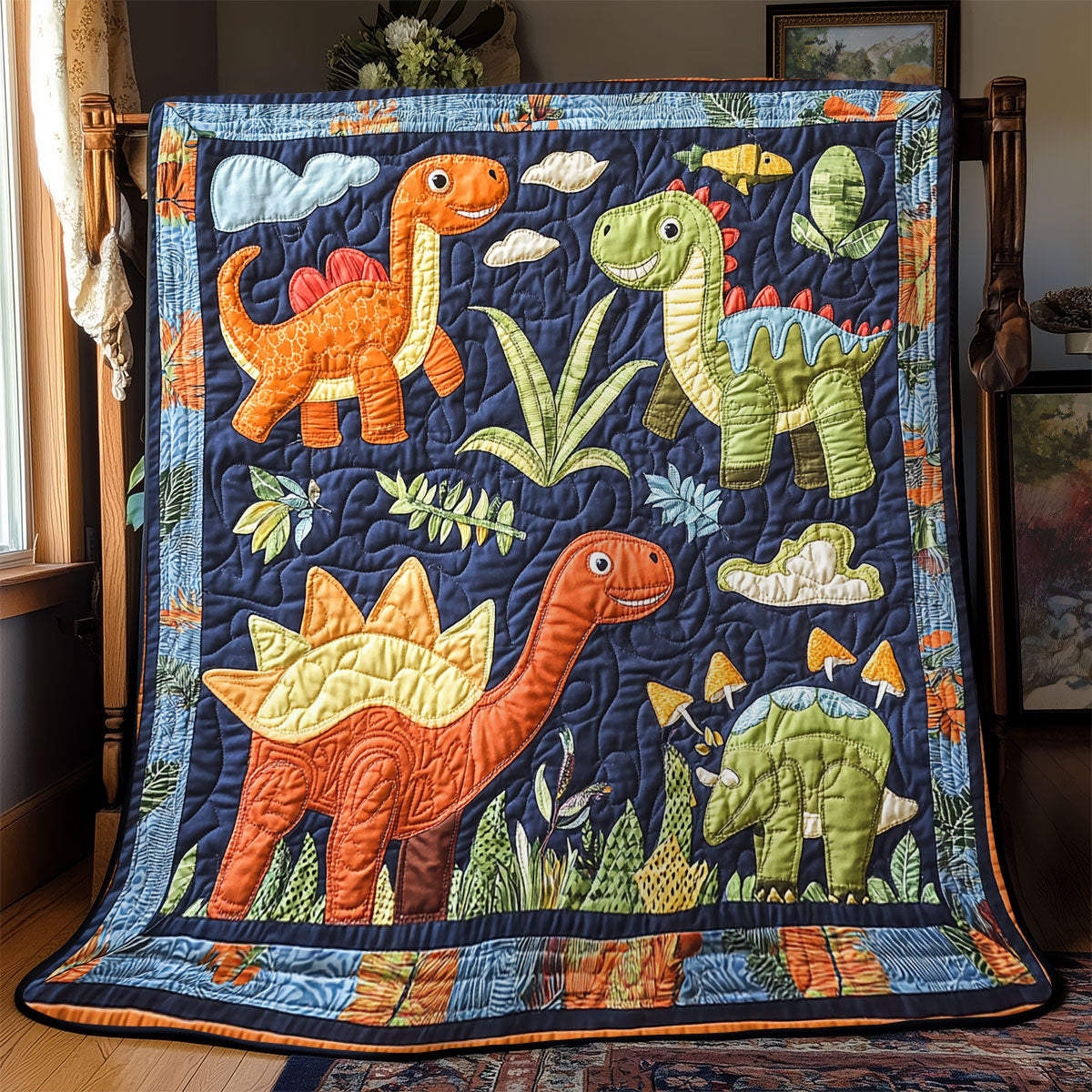 Jurassic Jungle YR0802043CL Quilt
