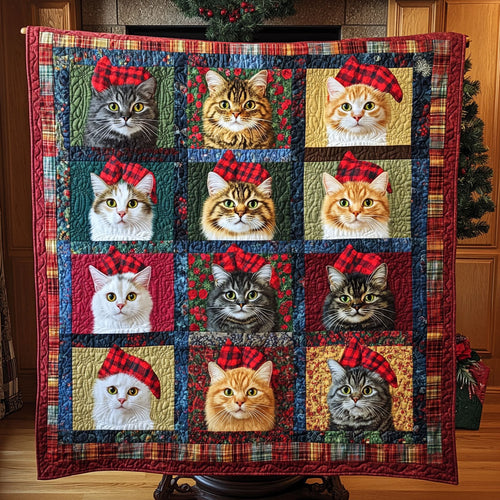 Kitten Christmas YR1002030CL Quilt