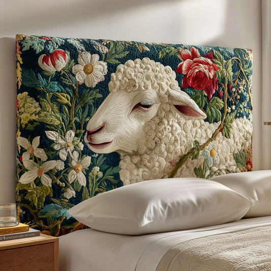 Lamb In Bloom WJ3012011CL Quilted Headboard Slipcover