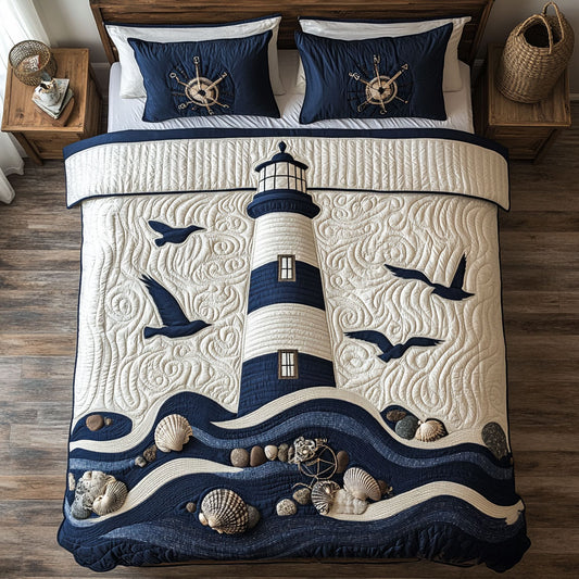 Lighthouse And Bird WX2403028CL Duvet Cover Set