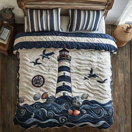 Lighthouse And Sea WX2403029CL Duvet Cover Set