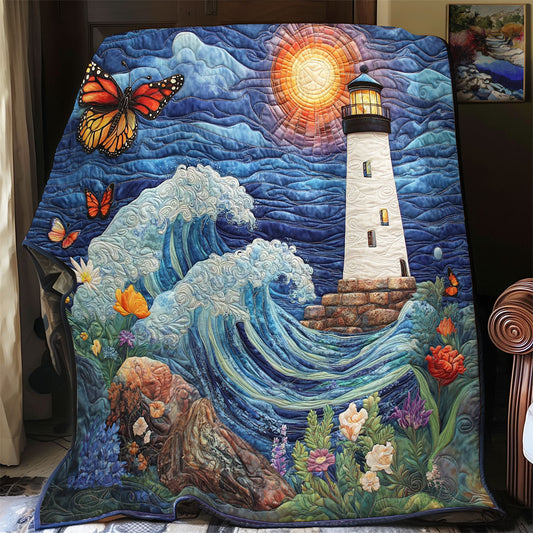 Lighthouse Butterfly WX2203026CL Quilt
