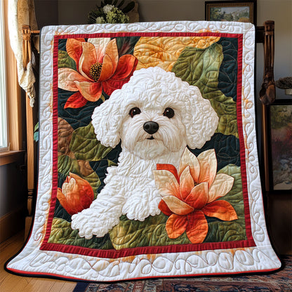 Lovely Bichon Frise WX1703034CL Quilt