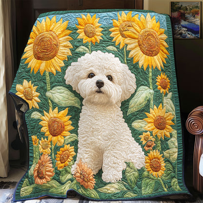 Lovely Bichon Frise WX2103022CL Quilt