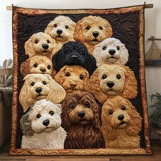 Loving Pack Golden Doodle WN1511058CL Quilt