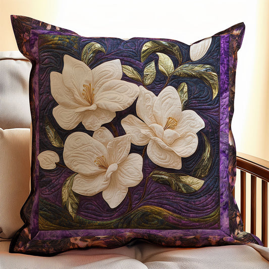 Magnolia Flower WX2103059CL Quilt Pillow Case