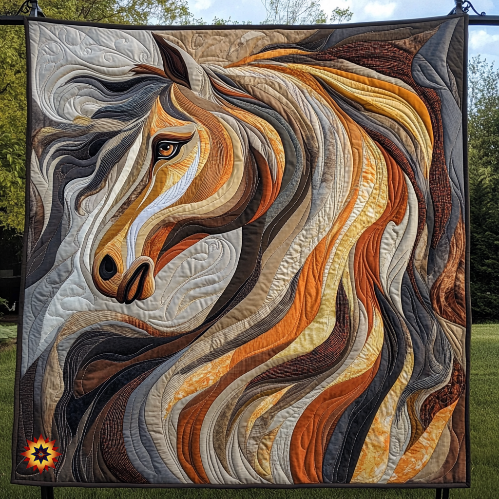 Majestic Horse WU1812010CL Quilt