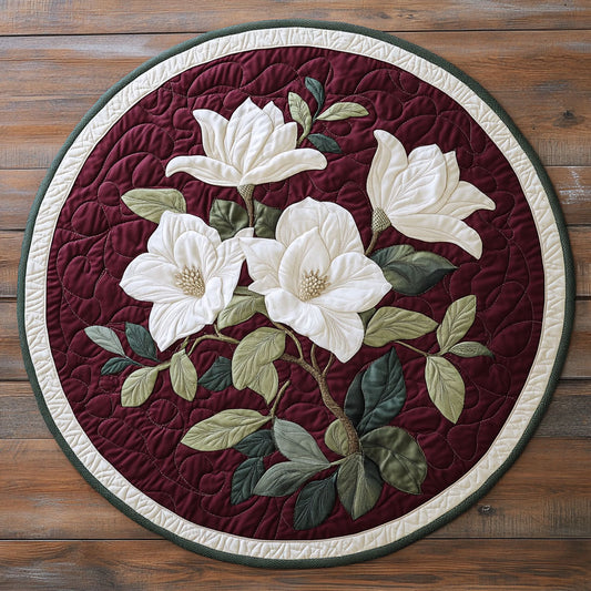 Majestic Magnolia WX2403078CL Quilted Round Mat