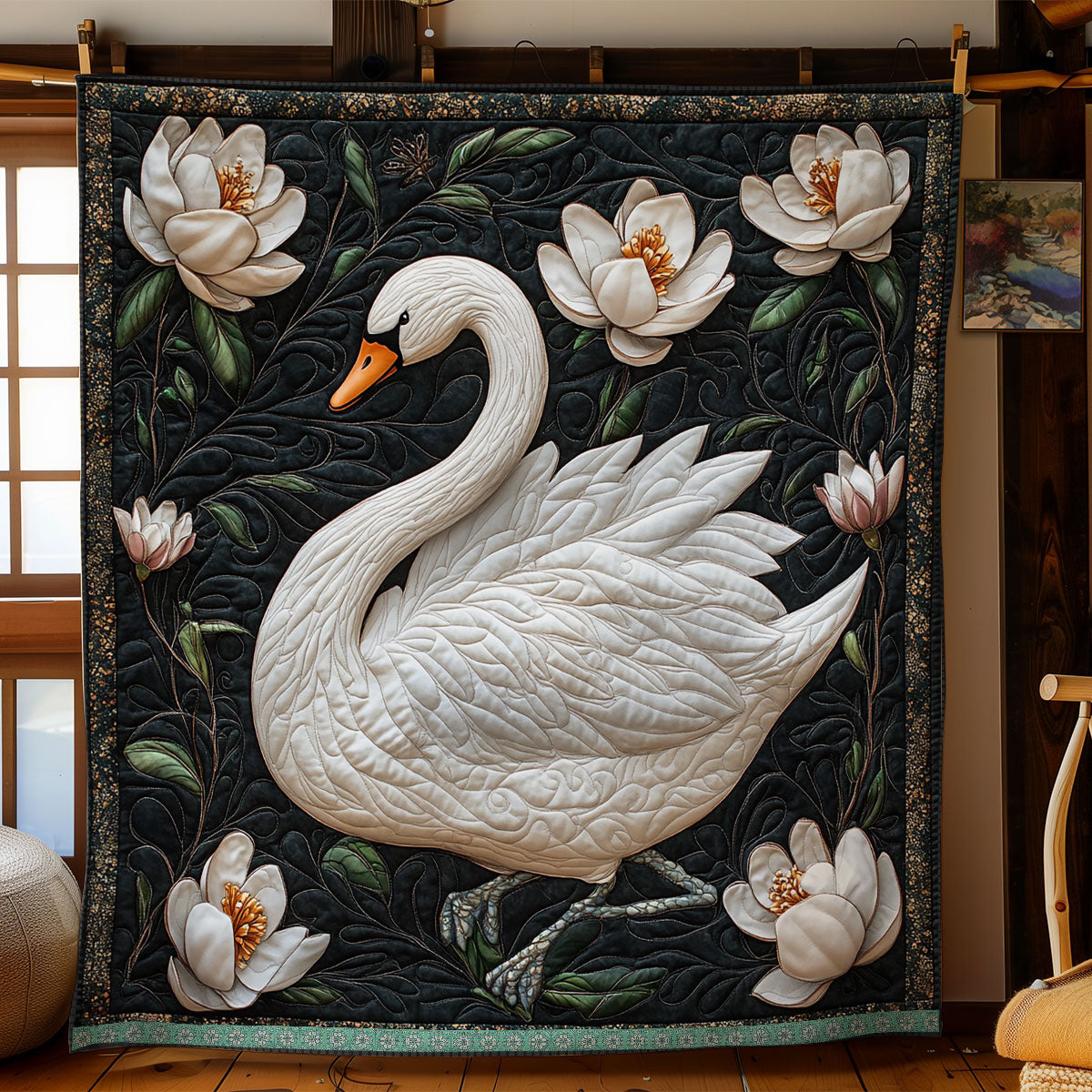 Majestic Swan WX2203033CL Quilt