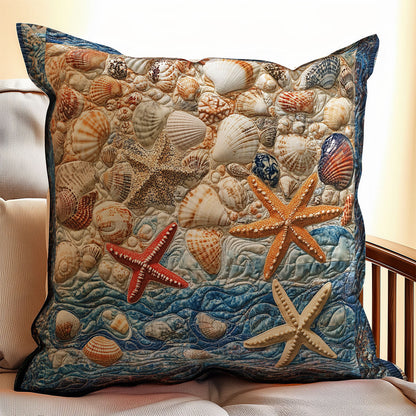 Marine Seashell WX0303134CL Quilt Pillow Case