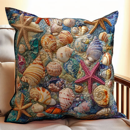 Marine Seashell WX0403116CL Quilt Pillow Case