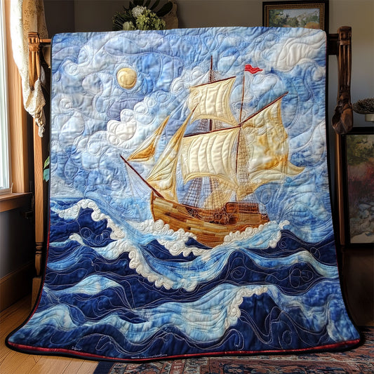 Marine Ship WX1703036CL Quilt