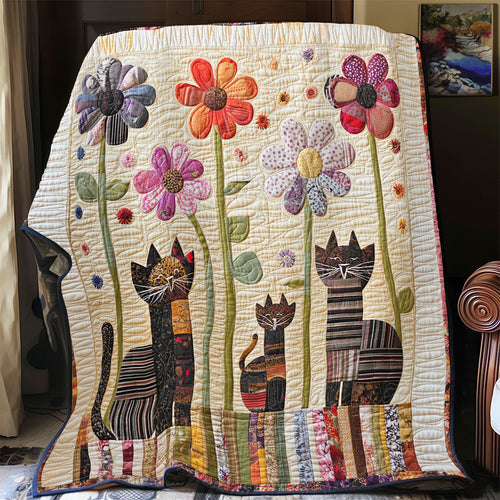 Meow & Bloom YR3001015CL Quilt