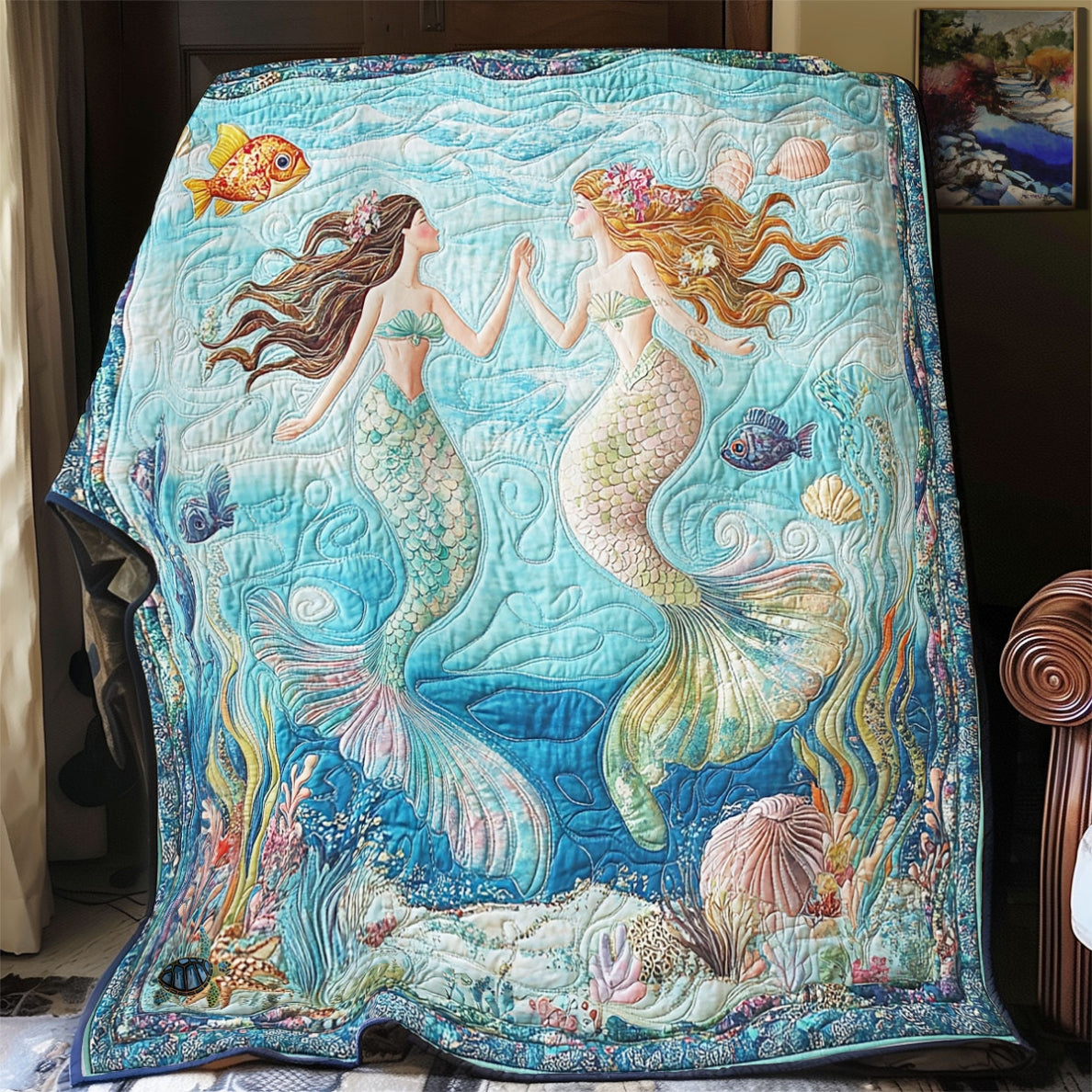 Mermaid WU2012016CL Quilt