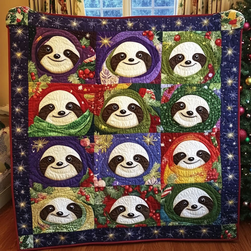 Merry Slothmas YR1002031CL Quilt