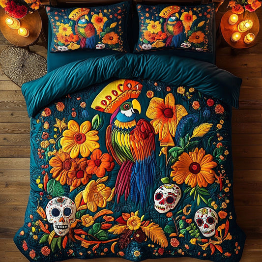 Mexican Parrot WY0808008CL Duvet Cover Set