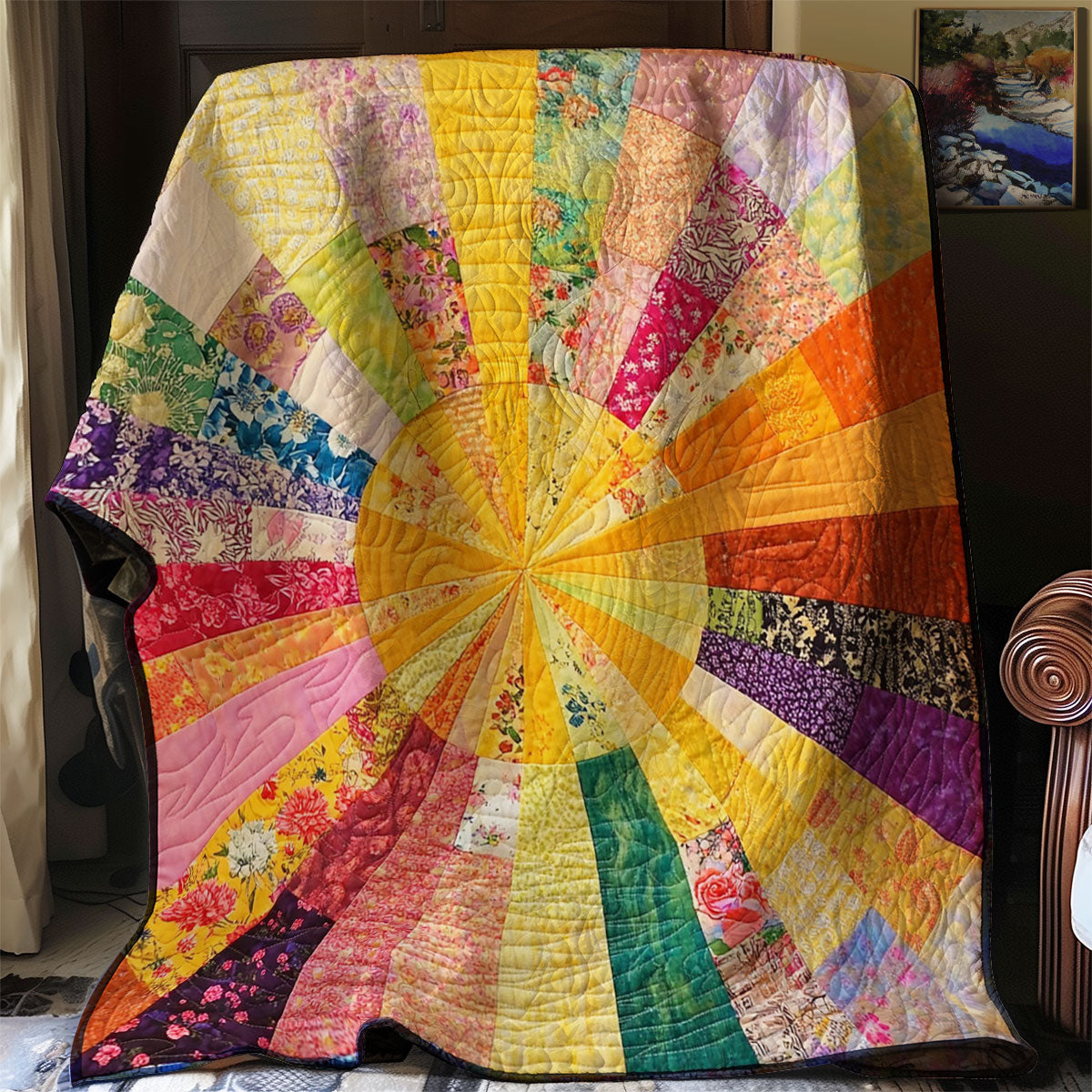 Boho Sunburst WJ1903008CL Quilt
