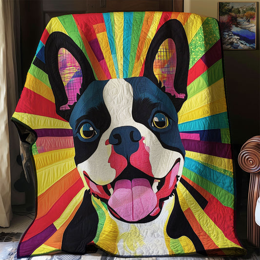 Cheerful Bulldog WJ2003012CL Quilt
