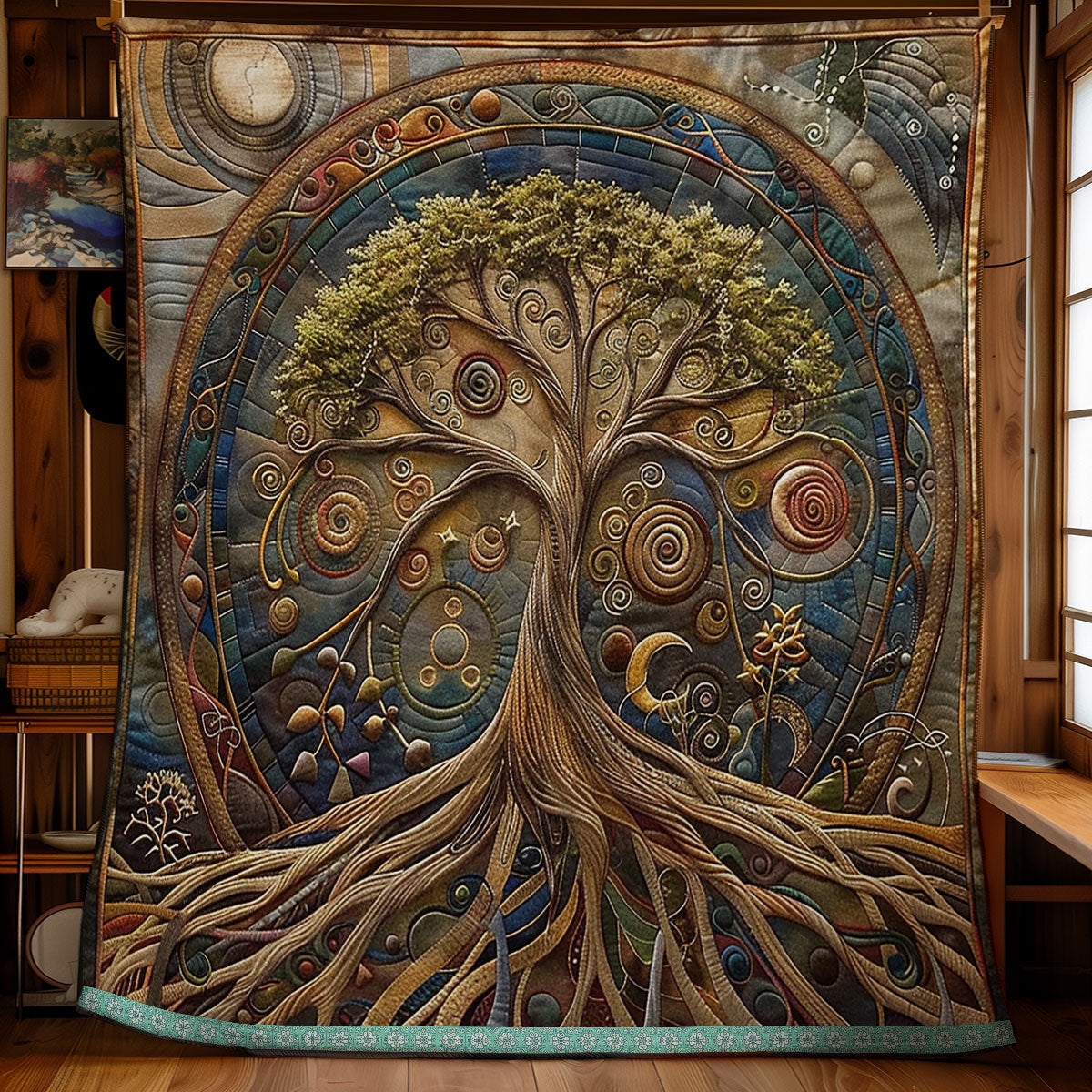 Eternal Tree Of Life WN1709040CL Quilt