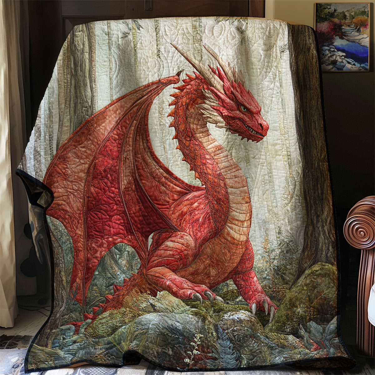 Fire Dragon WJ2203009CL Quilt