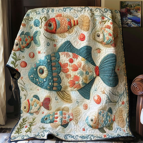 Fish Tale Bliss WJ0401004CL Quilt