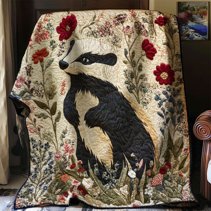 Floral Badger WJ0802014CL Quilt