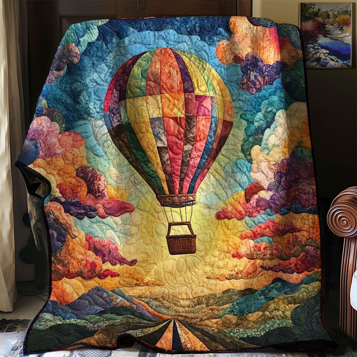 Hot Air Balloon WJ1903018CL Quilt