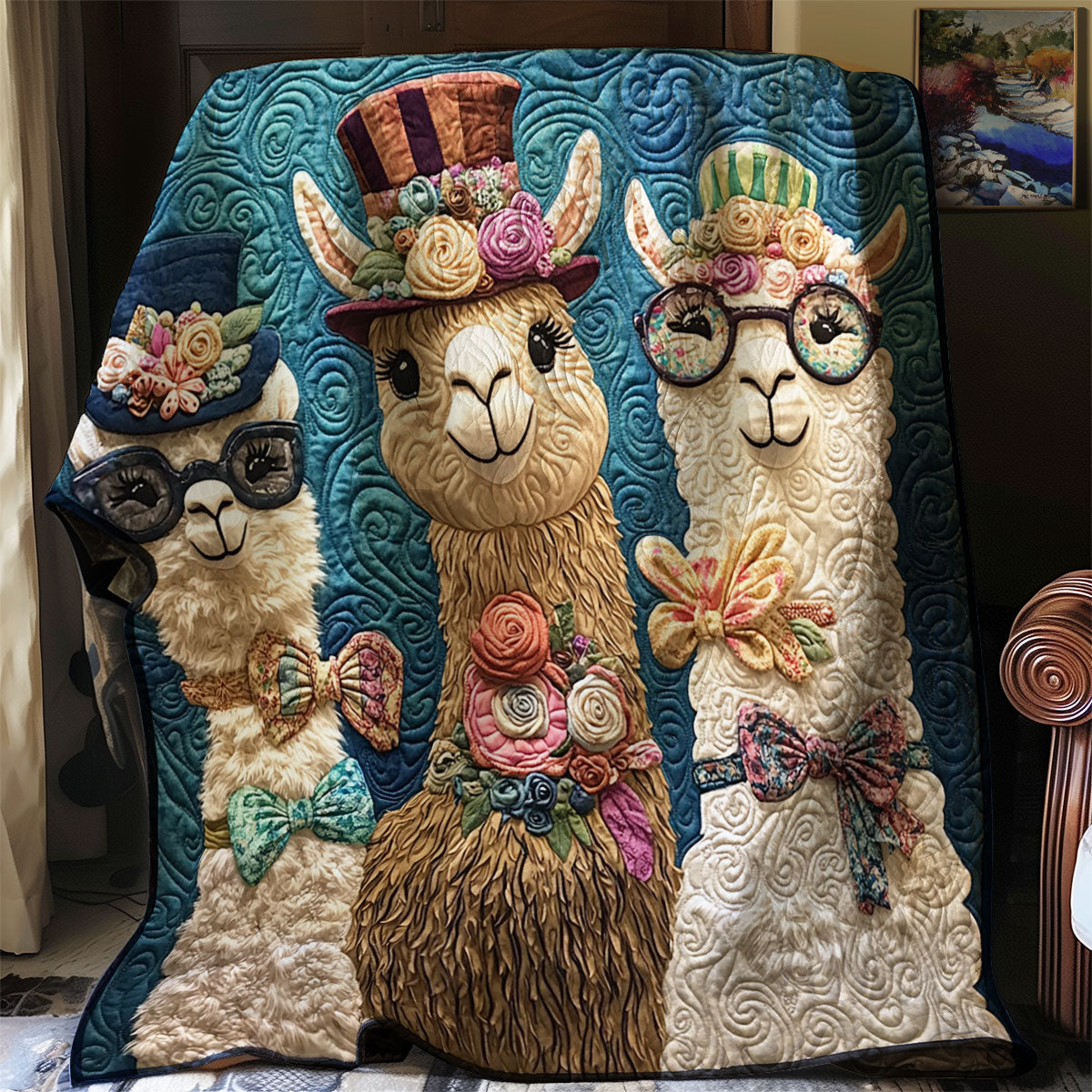 Llama Fiesta WJ2203013CL Quilt
