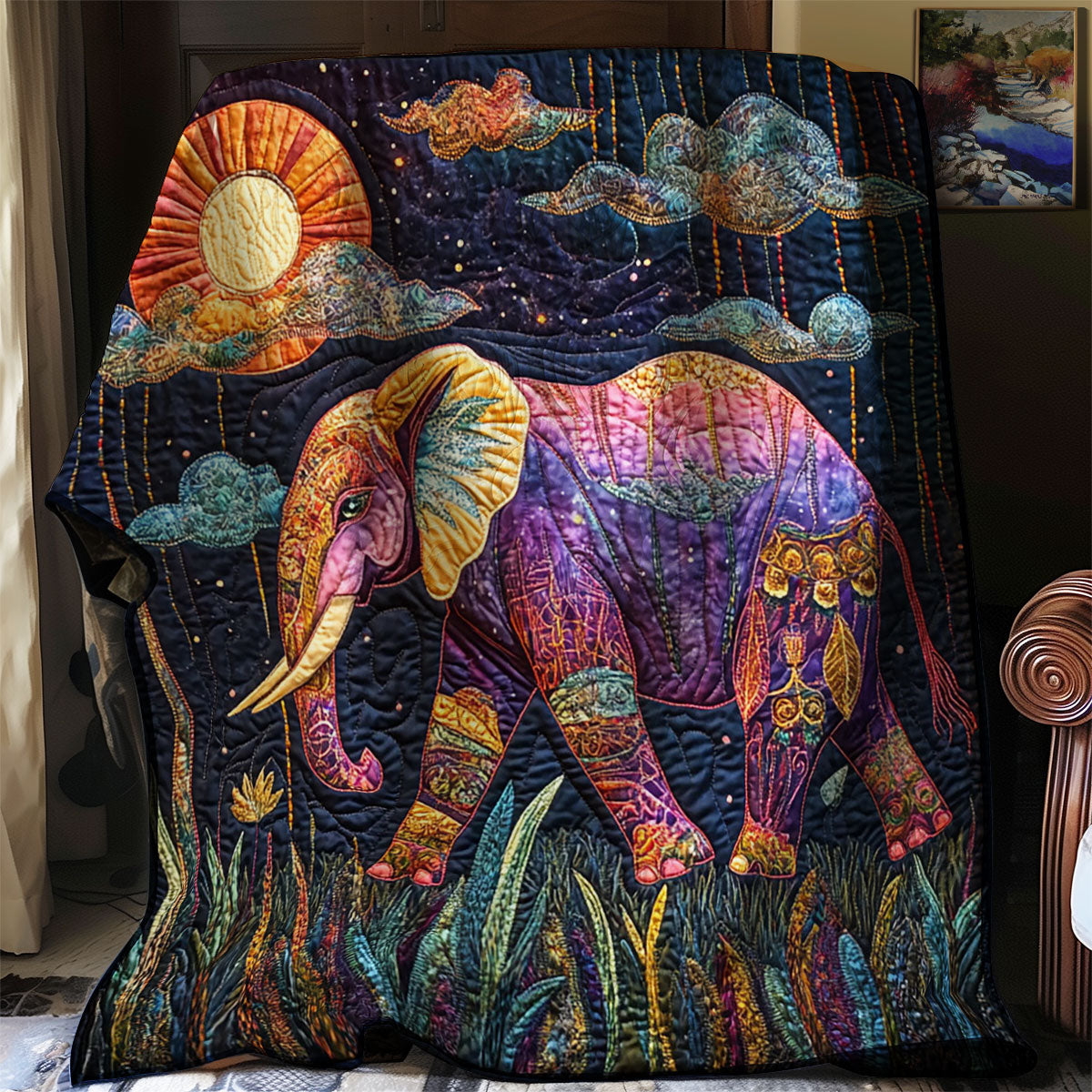 Majestic Elephant WJ2203017CL Quilt