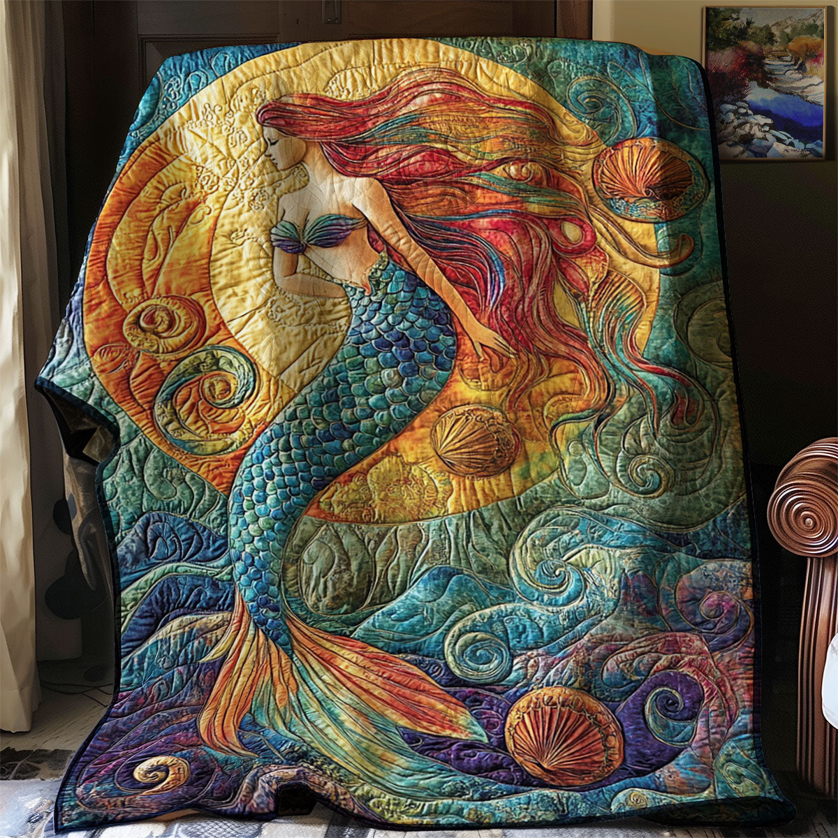 Majestic Mermaid WJ2003022CL Quilt