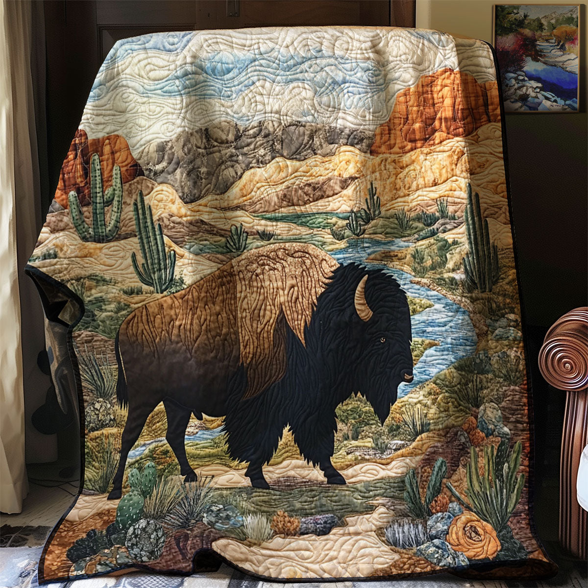 Native Bison WJ2103018CL Quilt