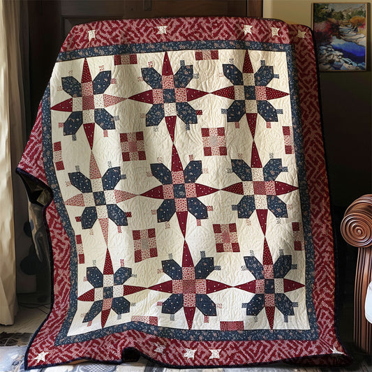 Patriotic Star WJ1002025CL Quilt