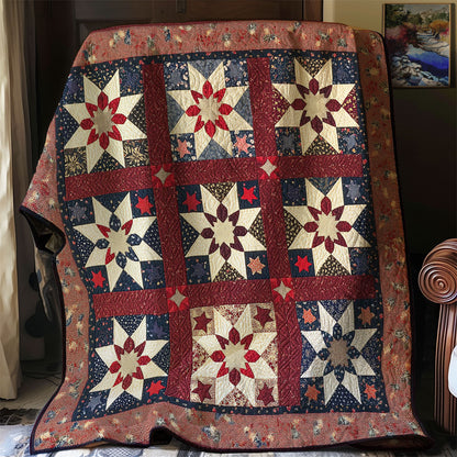 Patriotic Star WJ1002026CL Quilt