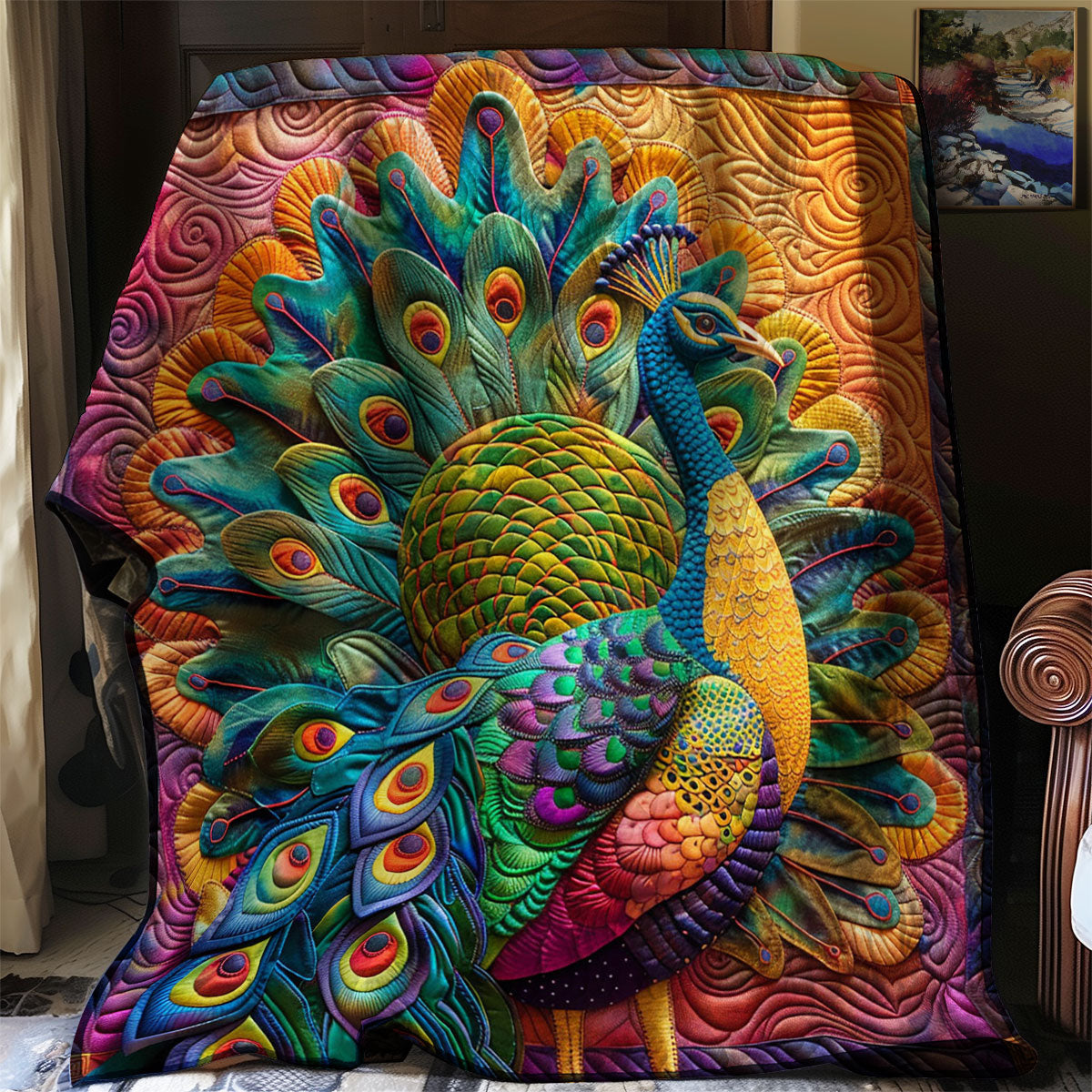 Peacock WJ1903022CL Quilt