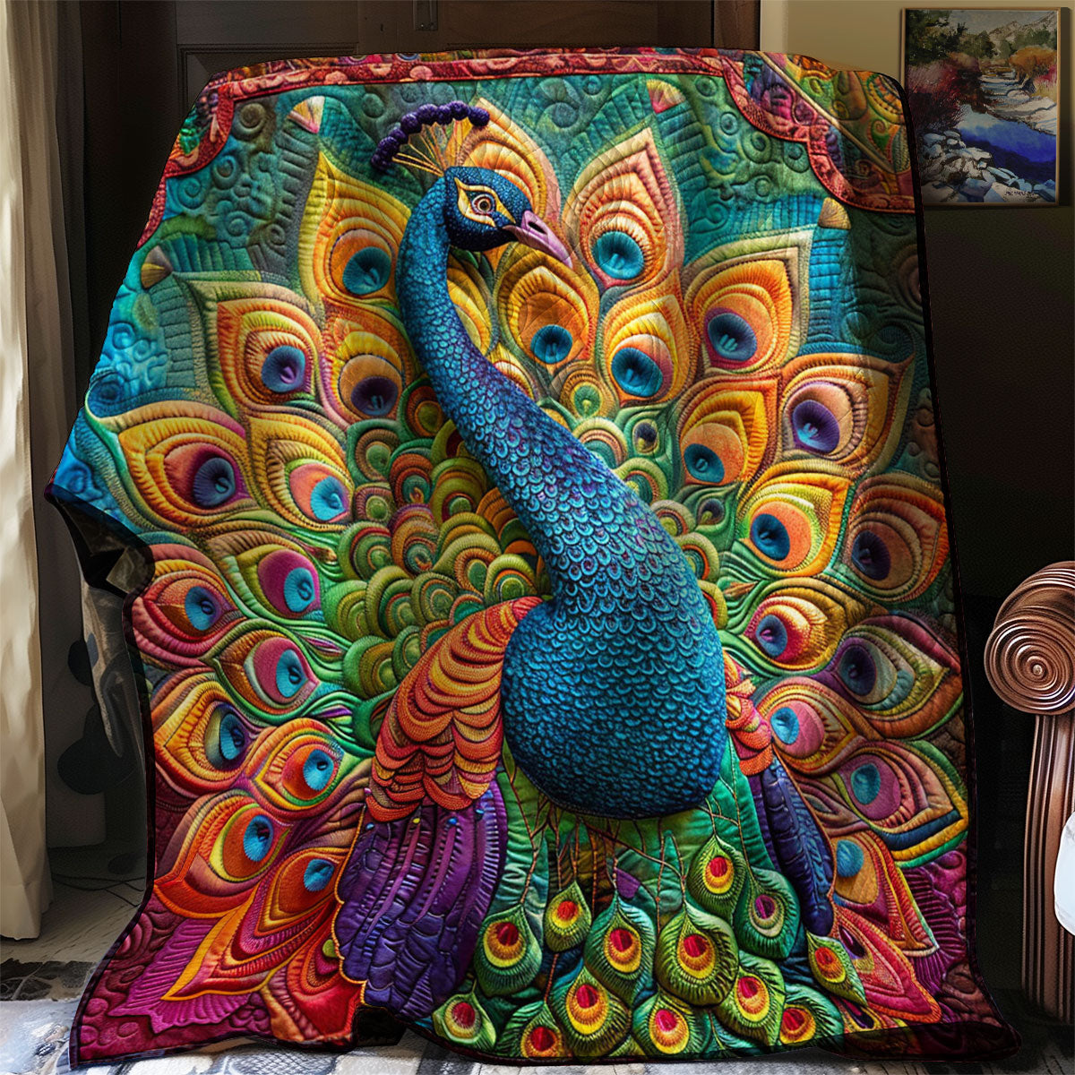 Peacock WJ1903023CL Quilt