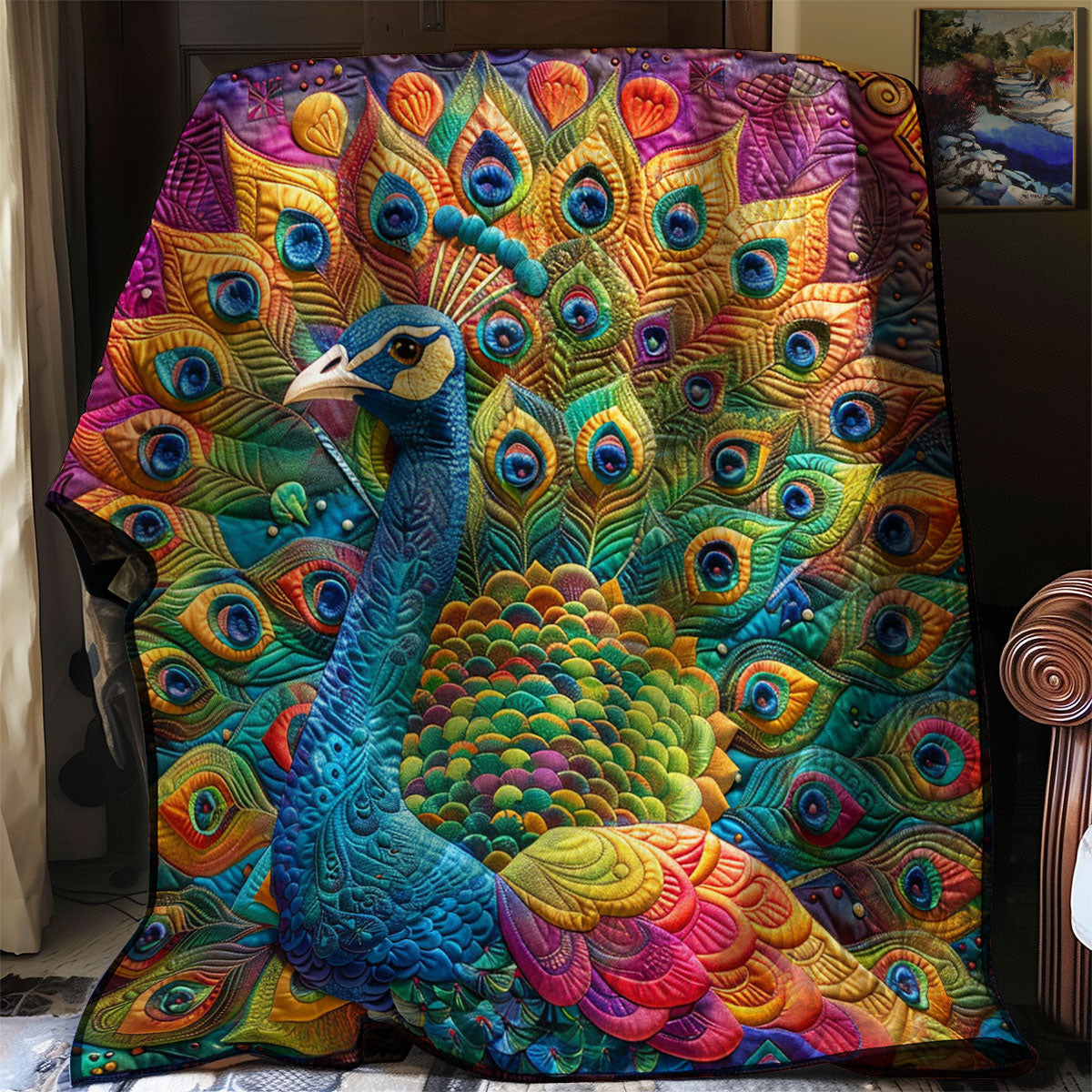 Peacock WJ2003027CL Quilt