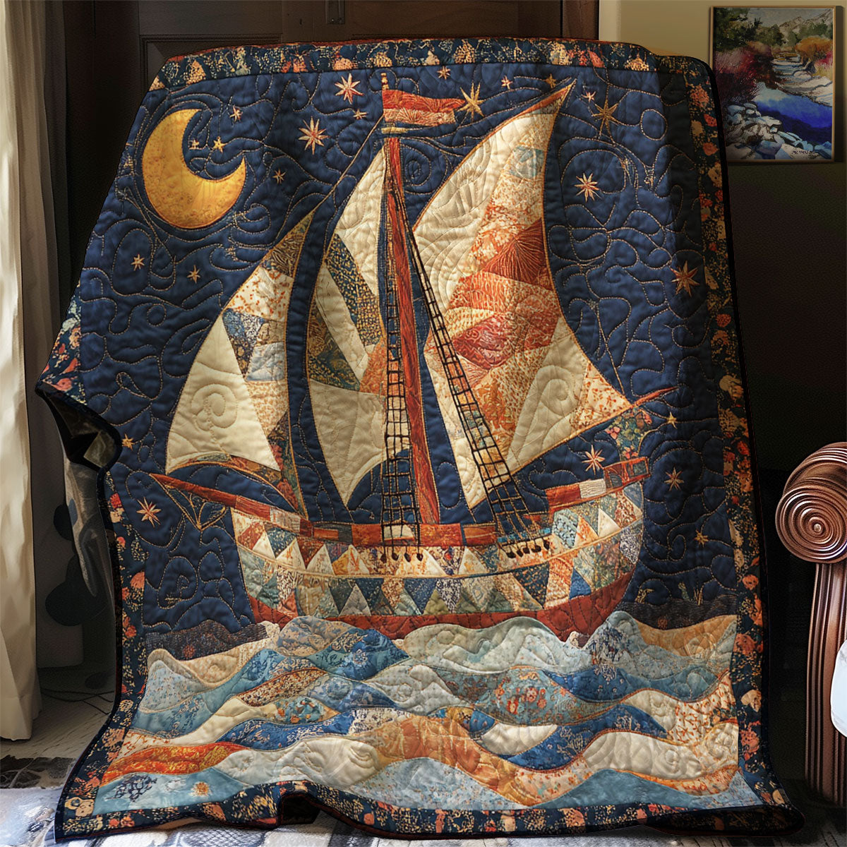 Sailing Through The Stars WJ2003029CL Quilt