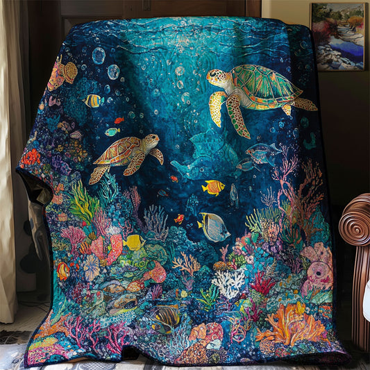 Sea Turtle WJ2003032CL Quilt