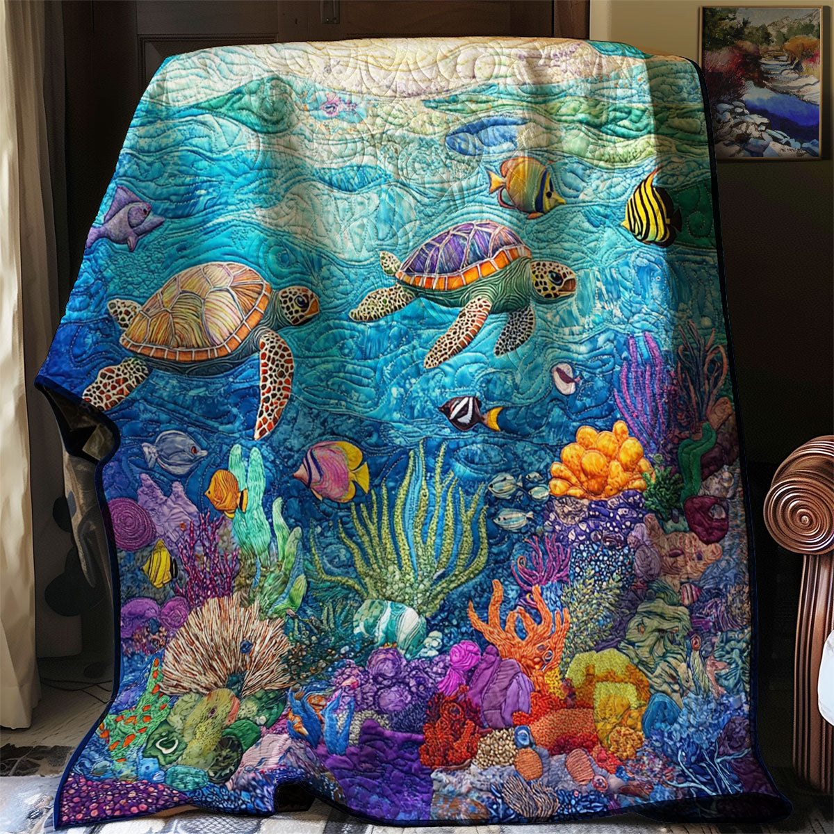 Sea Turtle WJ2203027CL Quilt