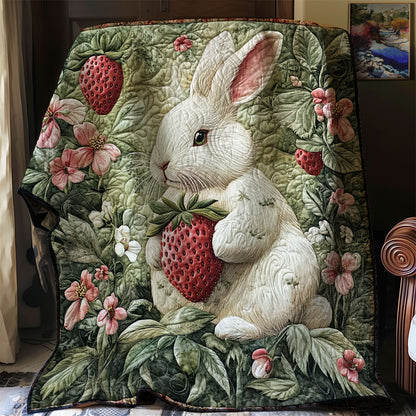 Strawberry Bunny WJ2203028CL Quilt
