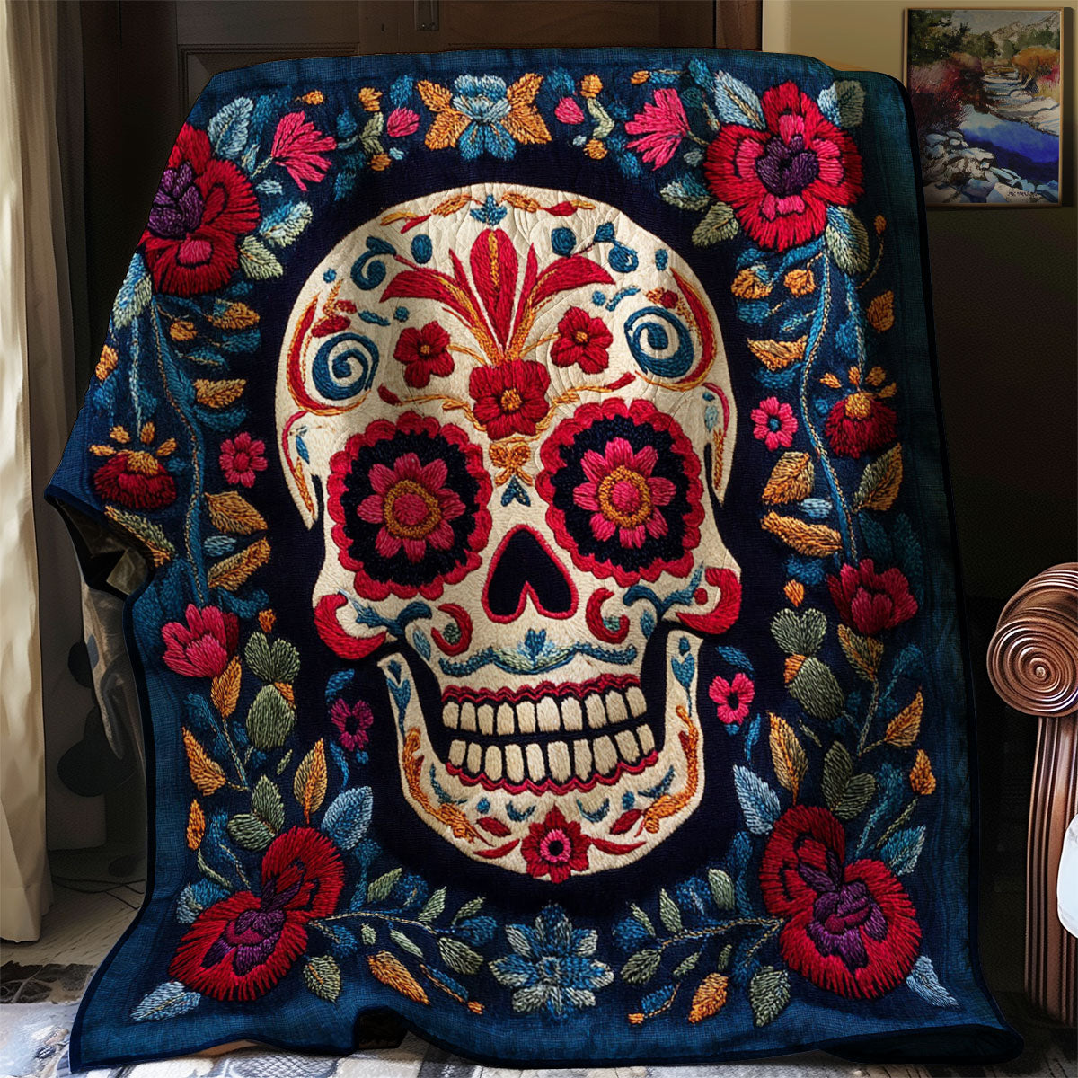 Sugar Skull WJ2203030CL Quilt