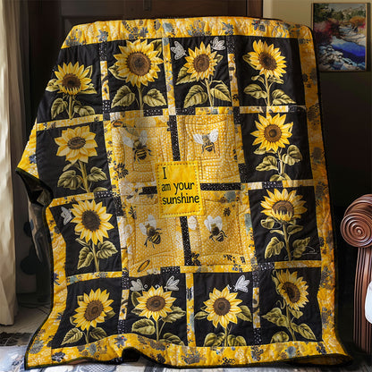 Sunflower Shine WJ2203033CL Quilt