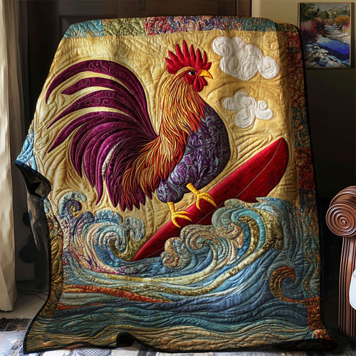 Surfing Chicken WJ2702022CL Quilt